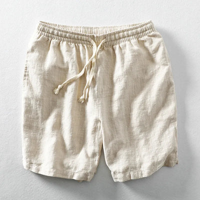 Theo Linen Shorts - Men's Relaxed Fit with Drawstring Waist