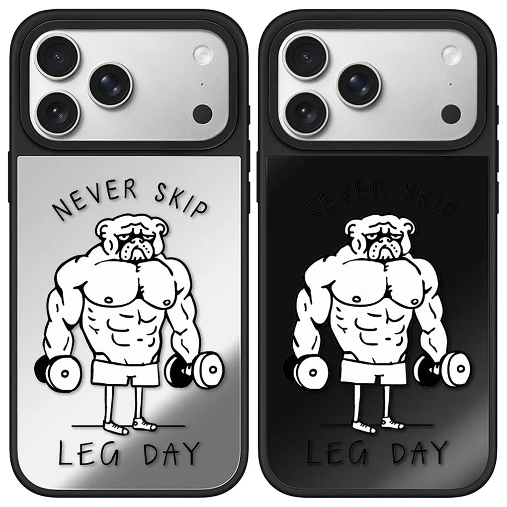 Never Skip Mirror Case – Magnetic Shockproof iPhone Cover