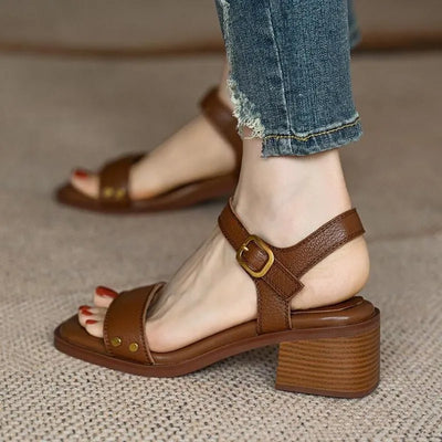 Rosa Vintage Leather Heels