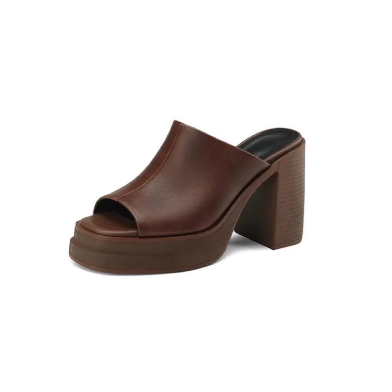 Clara Platform Slide Sandals