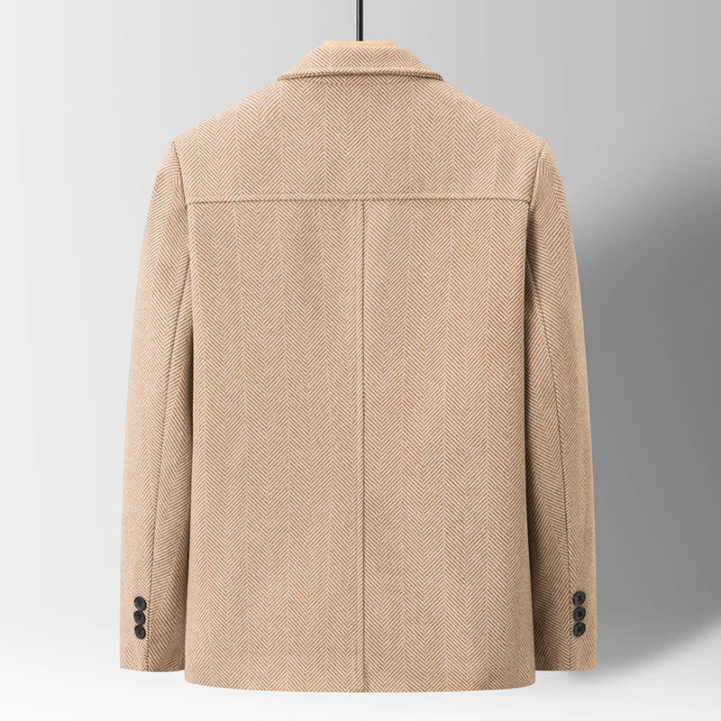 Grant Herringbone Wool-Blend Jacket