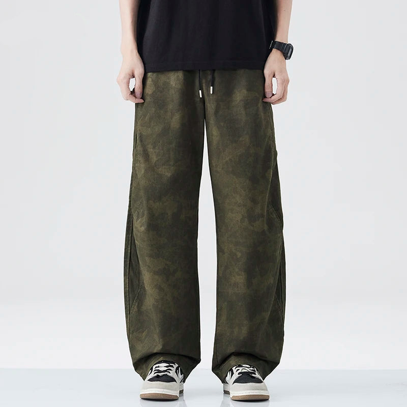 Luca Cotton Cropped Pants – Baggy Fit