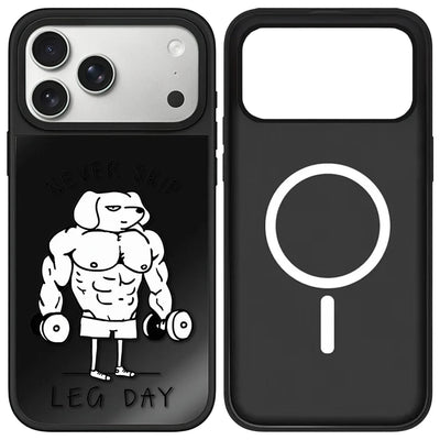 Never Skip Mirror Case – Magnetic Shockproof iPhone Cover