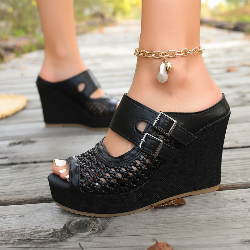 Ariana Wedge Sandals