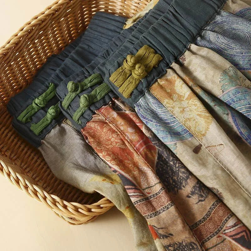 Bianca Floral Linen Bloomers