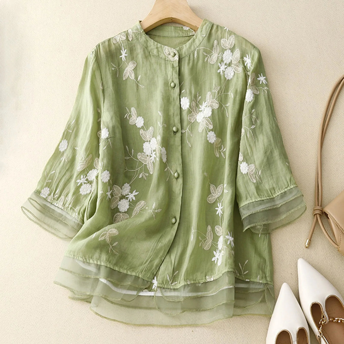 Elise Linen Blouse