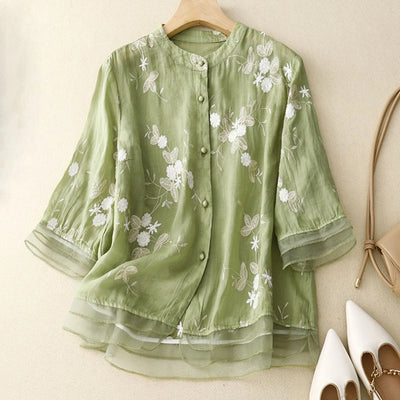 Elise Linen Blouse