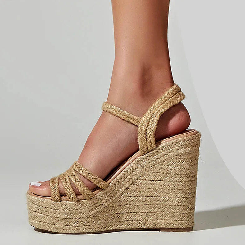 Selena Platform Wedge Sandals