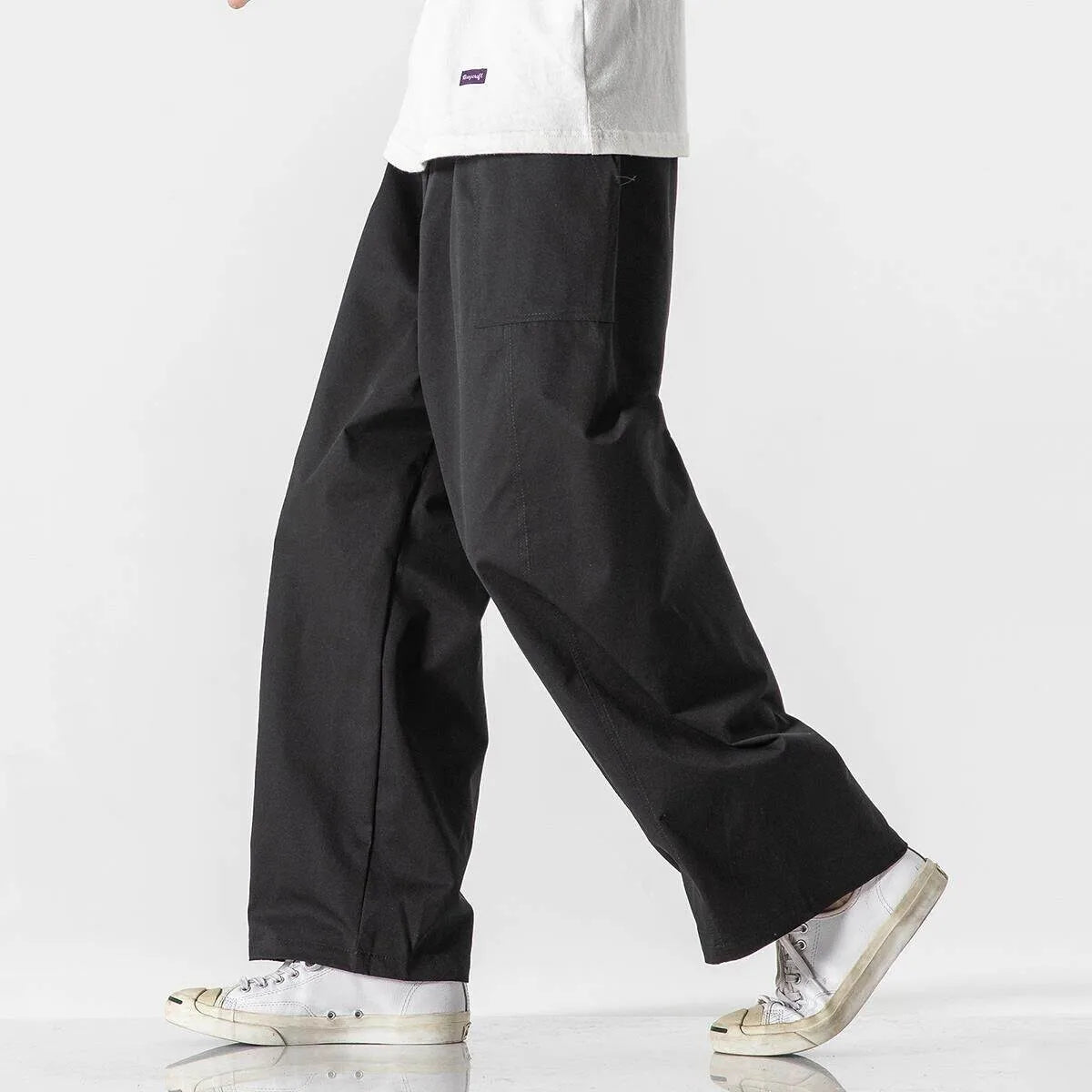 Kai Wide-Leg Pants – Men's Breathable Everyday Fit