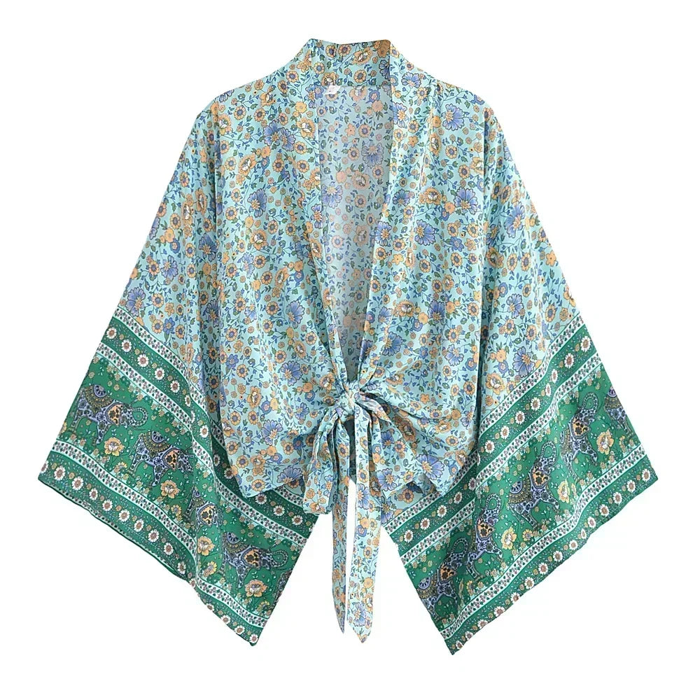 Floral Kimono Blouse