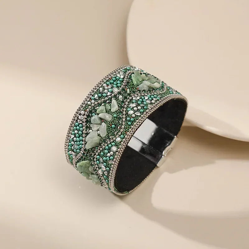 Mara Beaded Cuff Bracelet