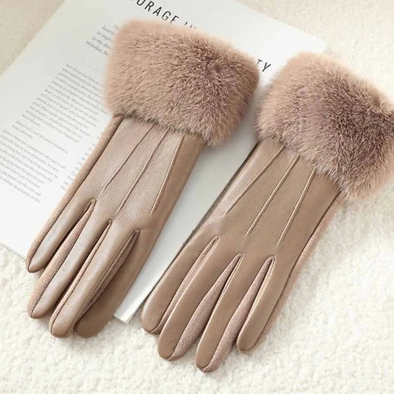 Orsay Leather Winter Gloves