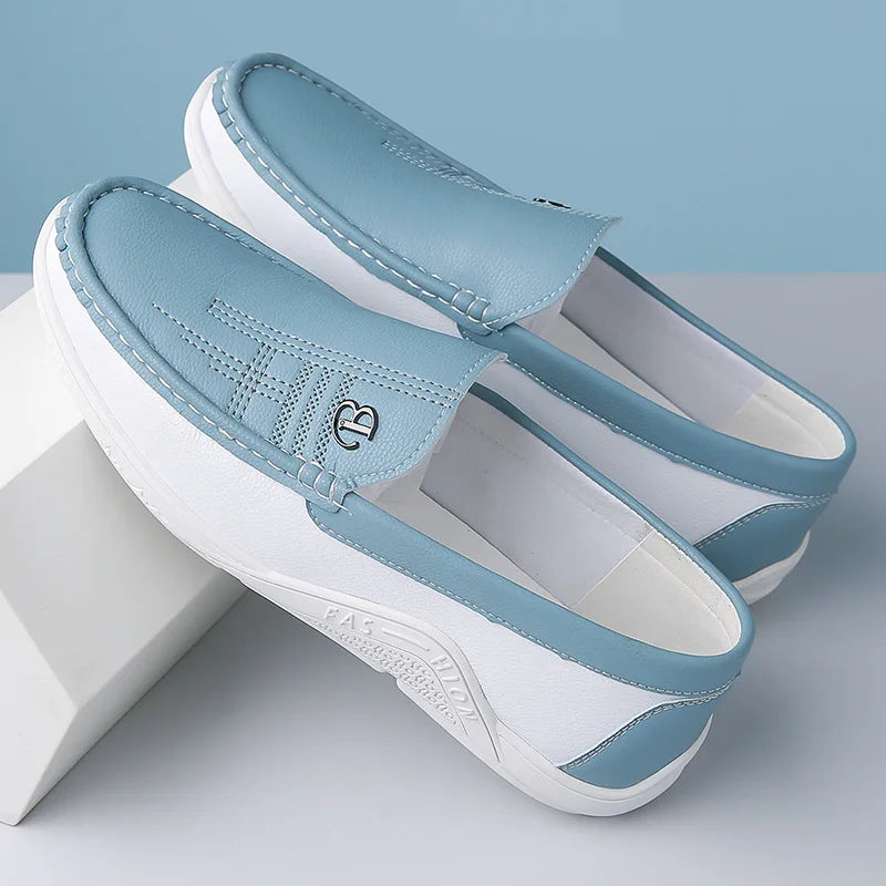 Luca Leather Slip-Ons
