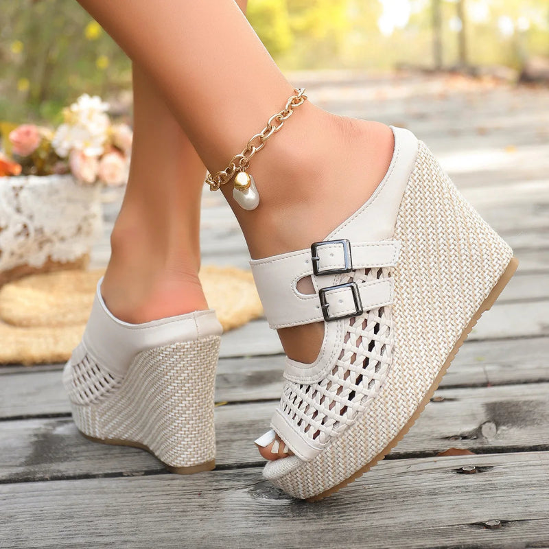 Ariana Wedge Sandals