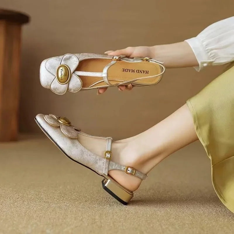 Lina Flower Heels