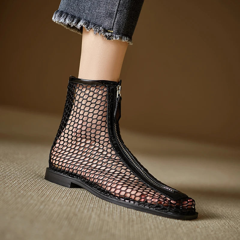 Blaire Square Toe Heel Boots