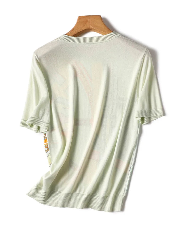 Stella Ice Silk Knit Top