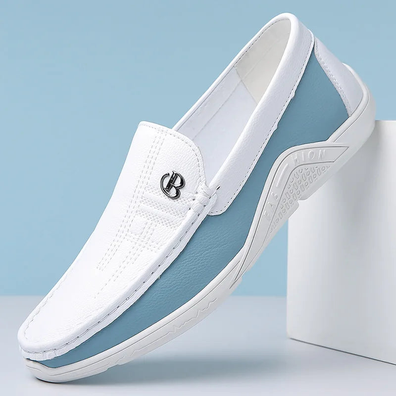 Luca Leather Slip-Ons