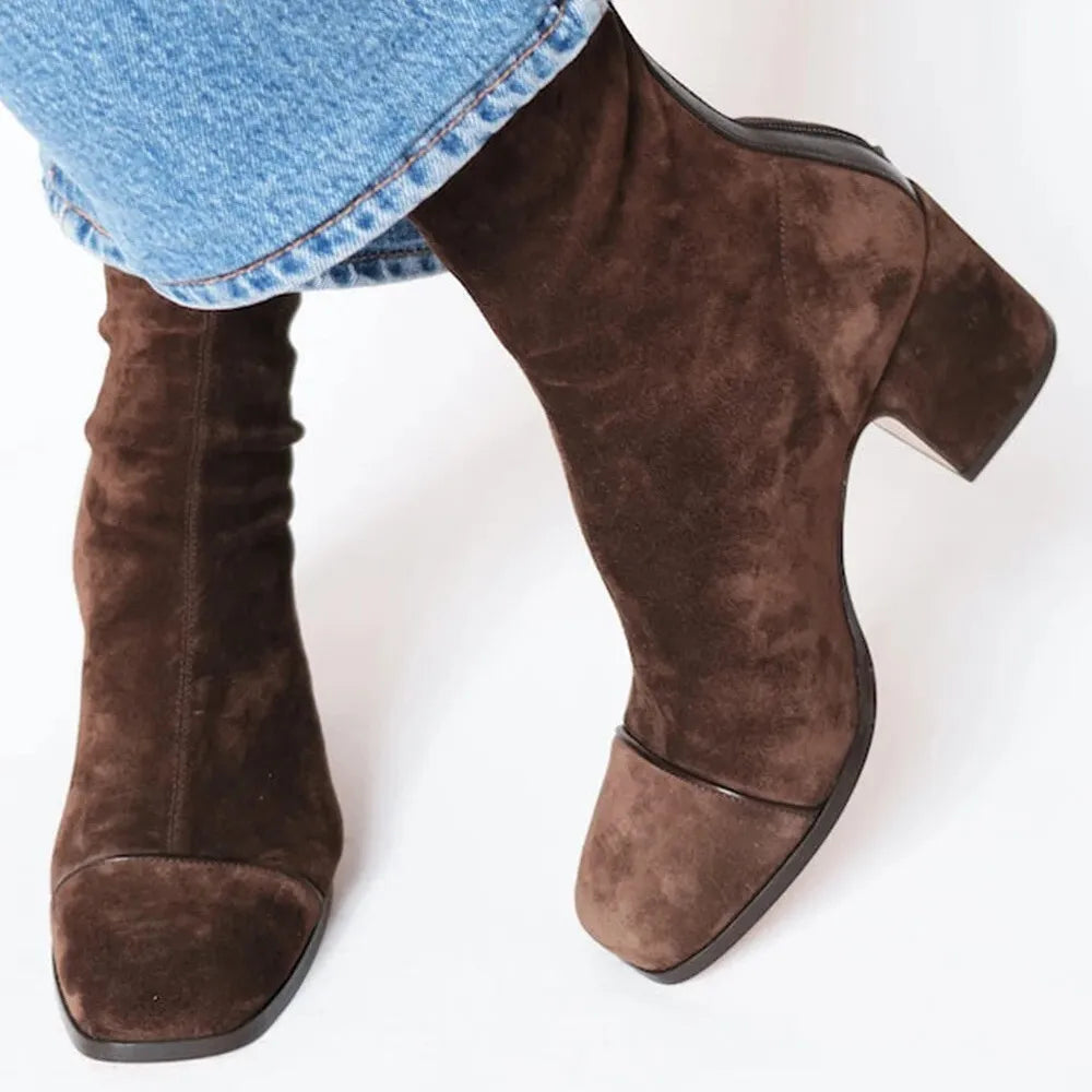 Vittoria Velvet Ankle Boots