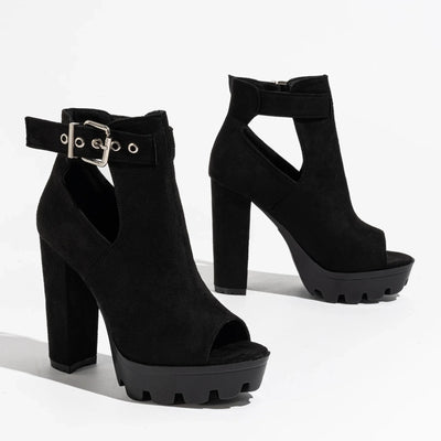 Selena Gladiator Sandals – Women's Waterproof High Block Heels