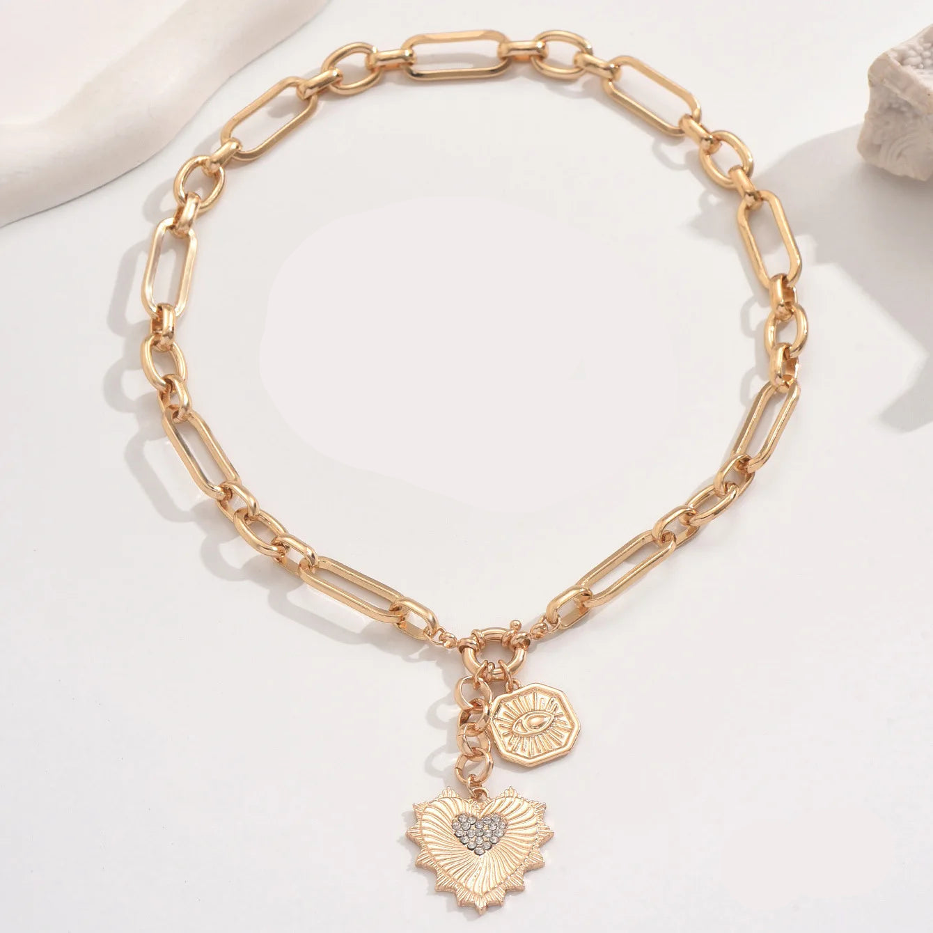 Lucia Gold-Tone Chain Necklace