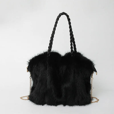 Elena Soft Fur Tote