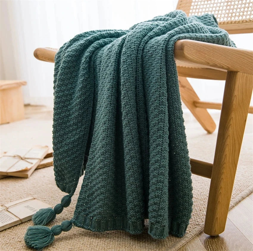 Lucia Knit Throw Blanket