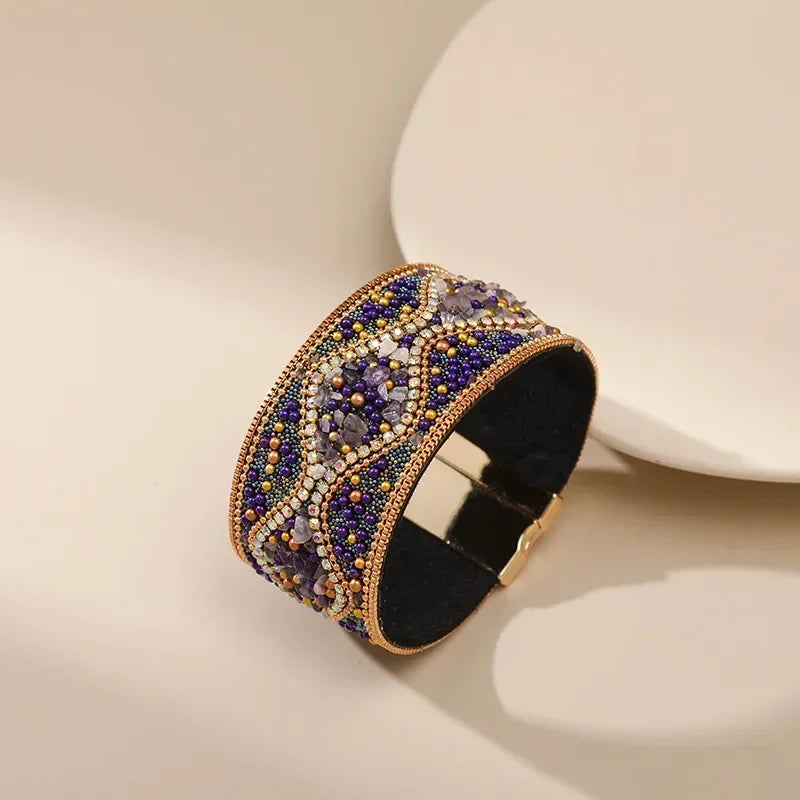 Mara Beaded Cuff Bracelet