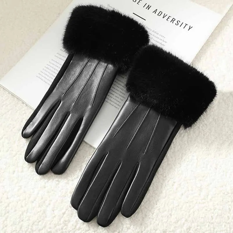 Orsay Leather Winter Gloves