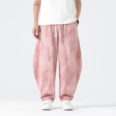Haruto Japanese Street Wide-Leg Pants – Men’s Cool-Touch