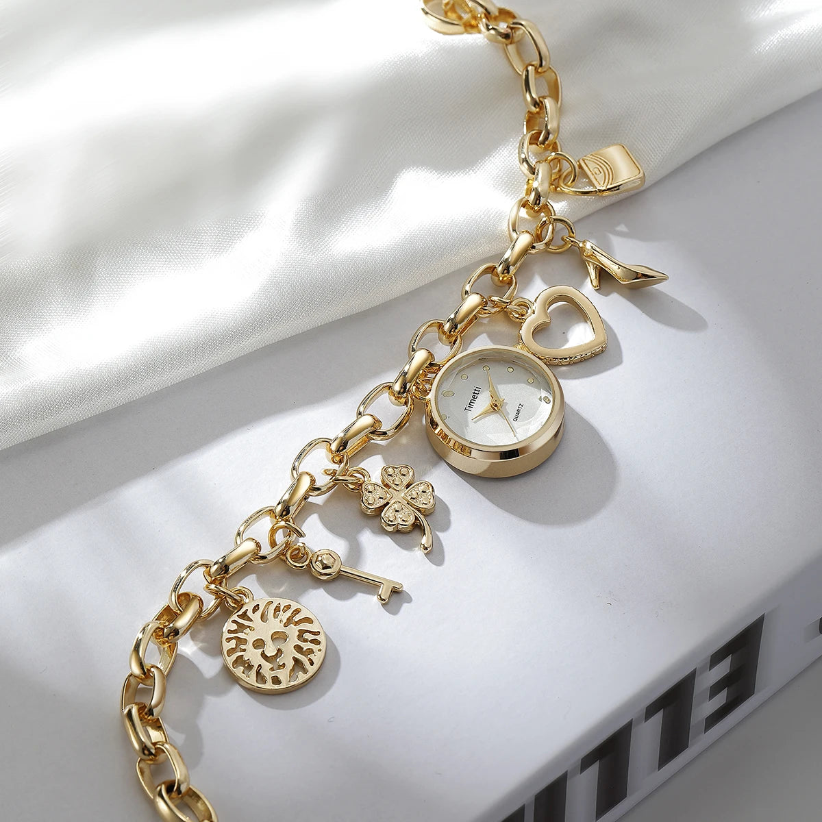 Timetti Charm Bracelet Watch