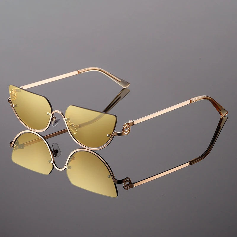 Retro Oval Sunglasses