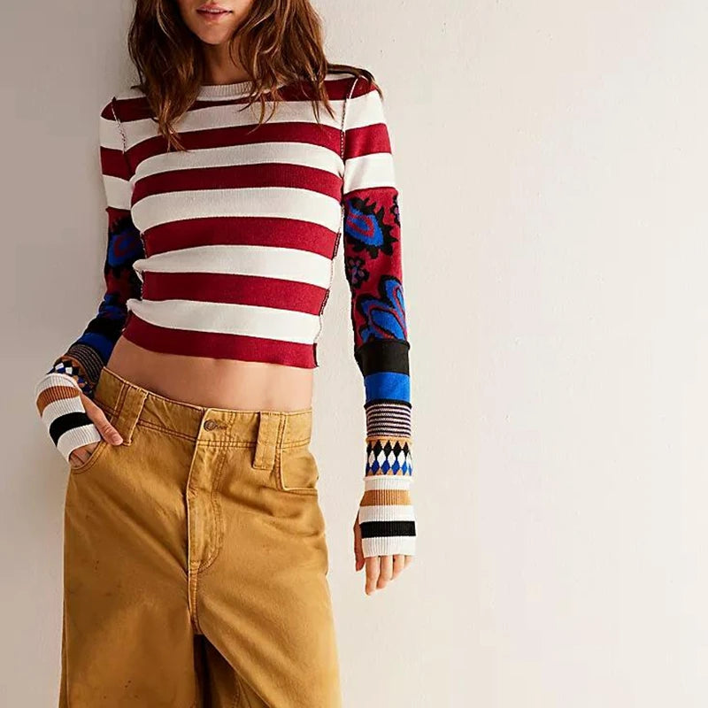 Siena Stripe Knit Top