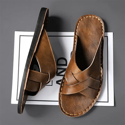 Yanis Leather Slide