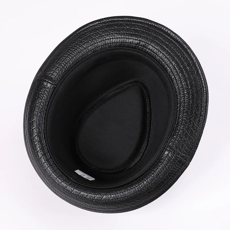 Harrison Genuine Leather Fedora