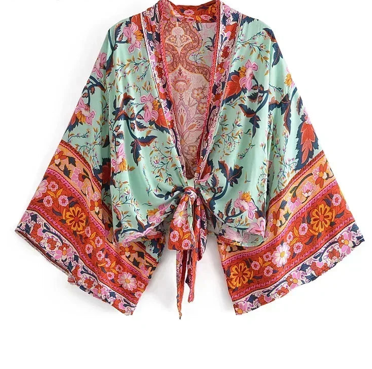 Floral Kimono Blouse