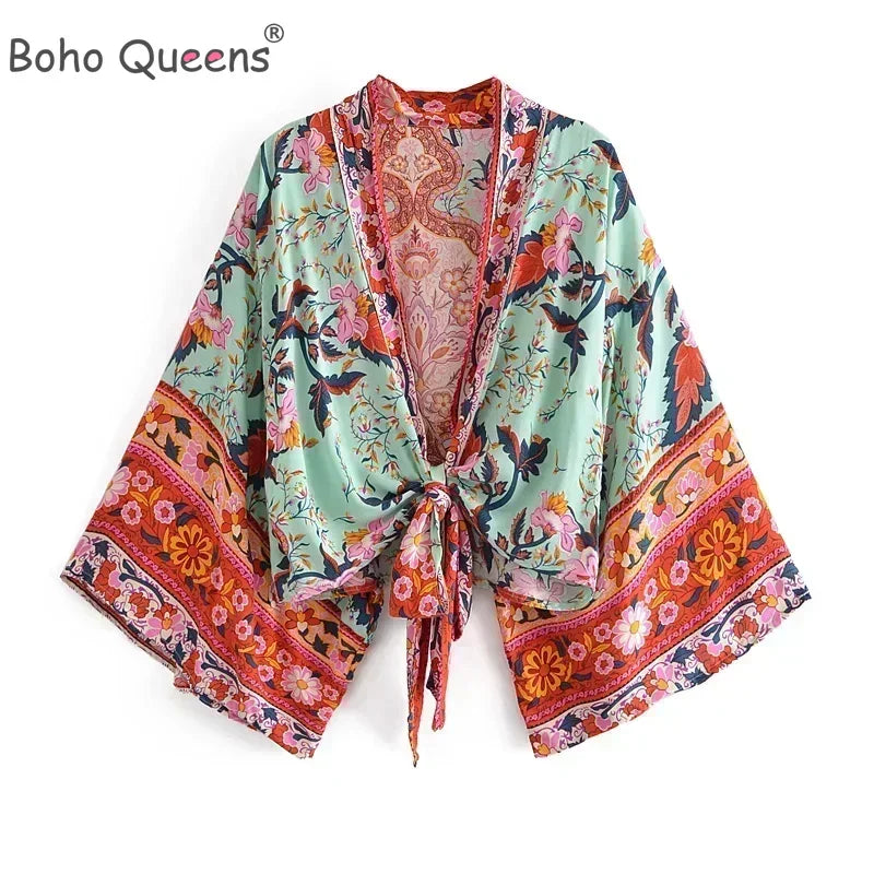 Floral Kimono Blouse