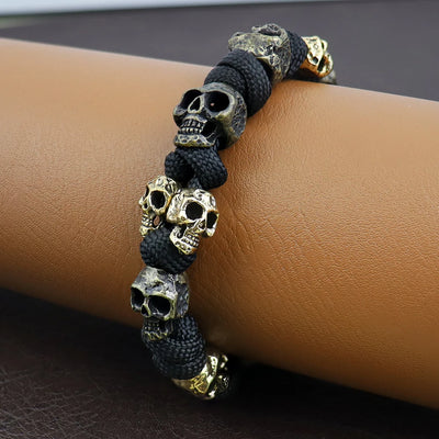Knox Skull Woven Bracelet