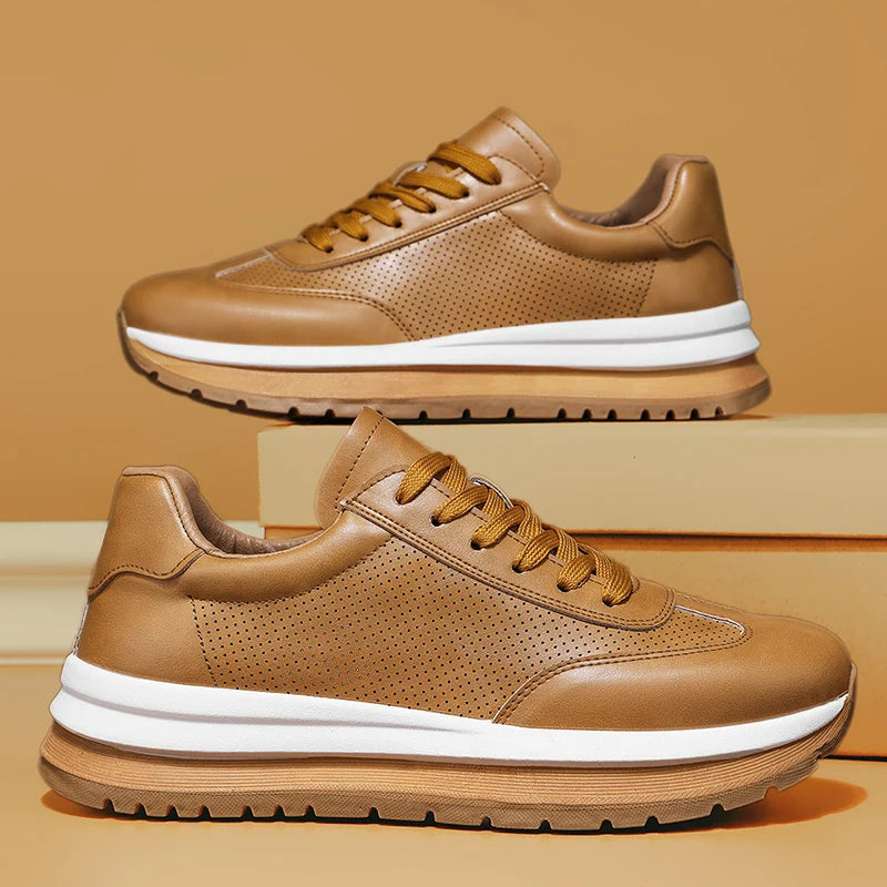 Jayden High-Top Leather Sneakers