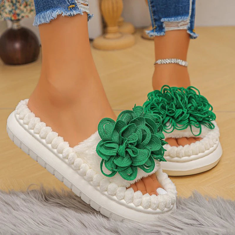Fiore Plush Slides
