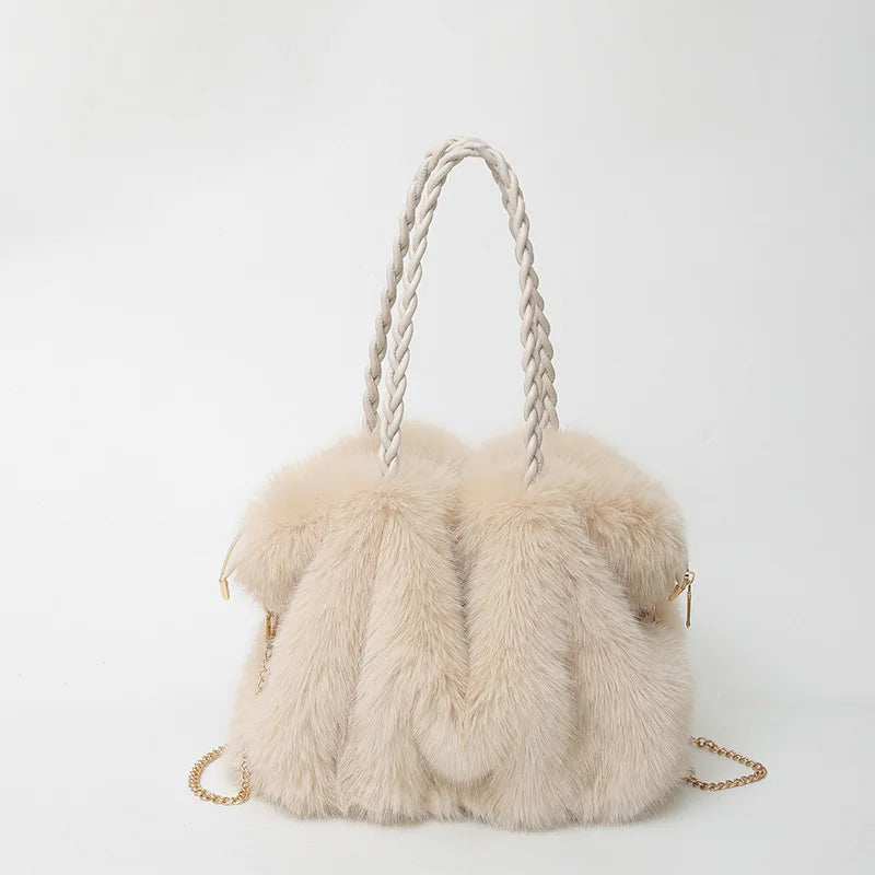 Elena Soft Fur Tote