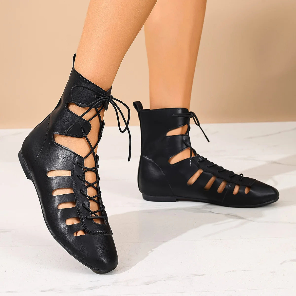 Curtis Lace-Up Ankle Boots