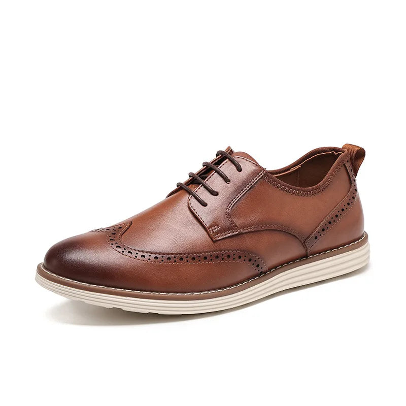 Alessio Genuine Leather Brogue