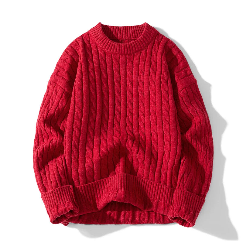 Mason Cable-Knit Crew