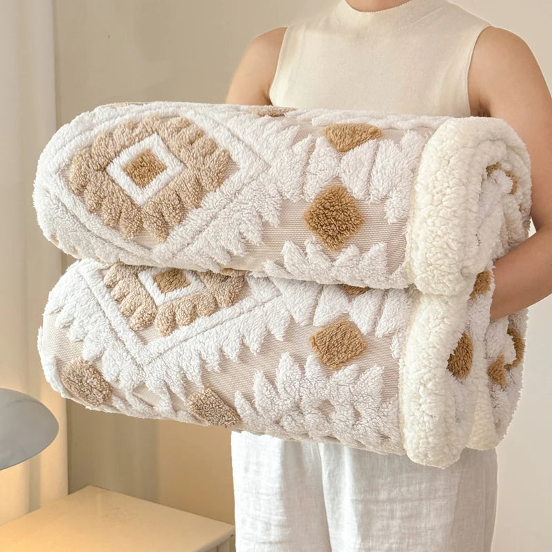 Elena Nordic Textured Blanket