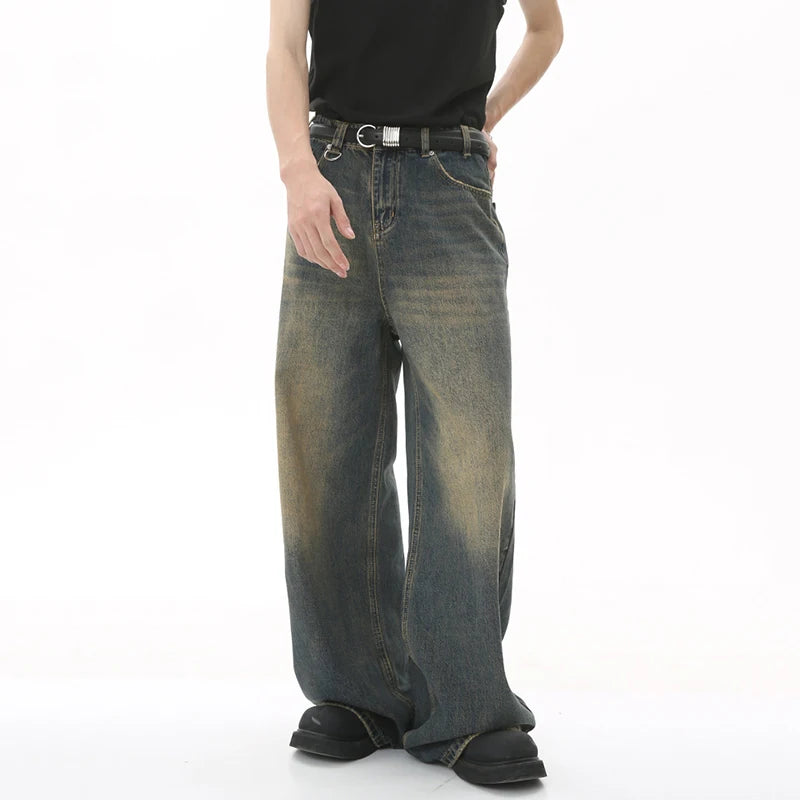 Eli Cotton Baggy Jeans - Men’s Light-Wash Summer Fit