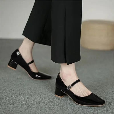 Gianna Square-Toe Mary Jane Shoes