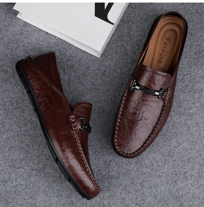 Eli Breathable Leather Loafers