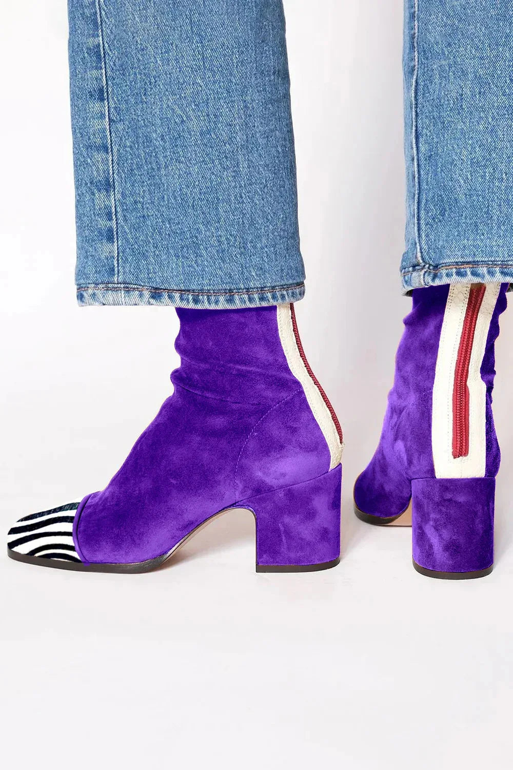 Vittoria Velvet Ankle Boots