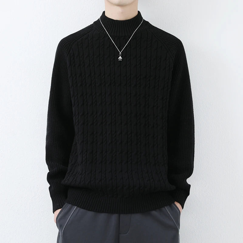 Matteo Premium Wool Textured Pullover